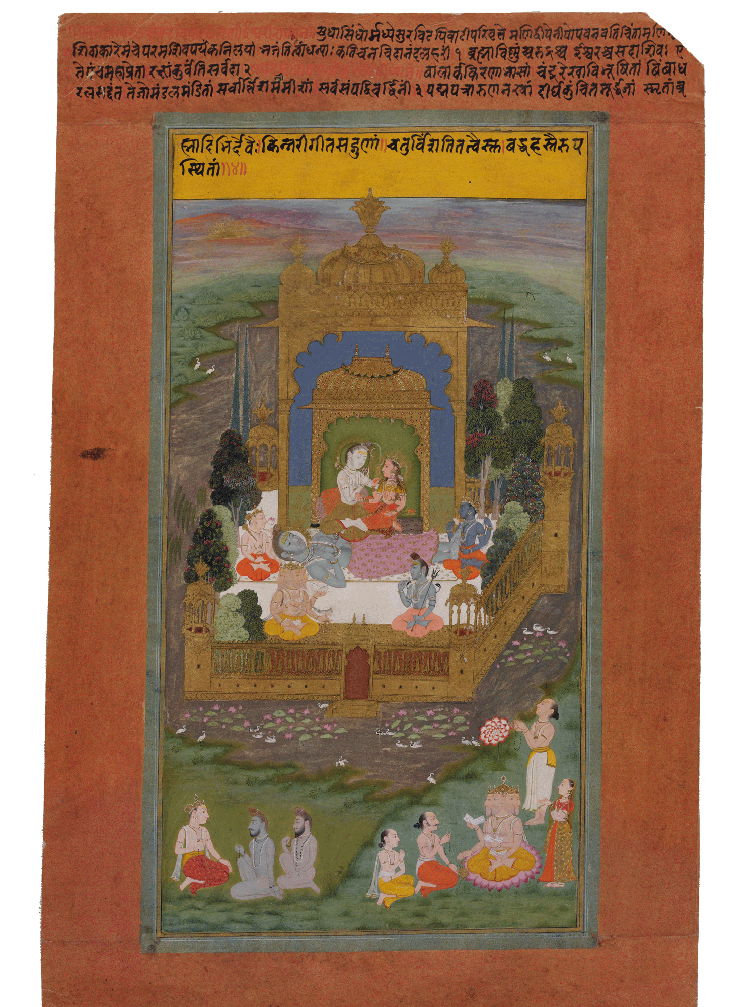 The goddess on the jewel island